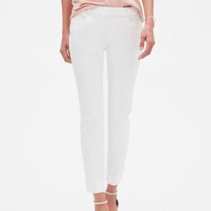 Banana Republic Sloan Fit White Pant, Size 0, NWOT